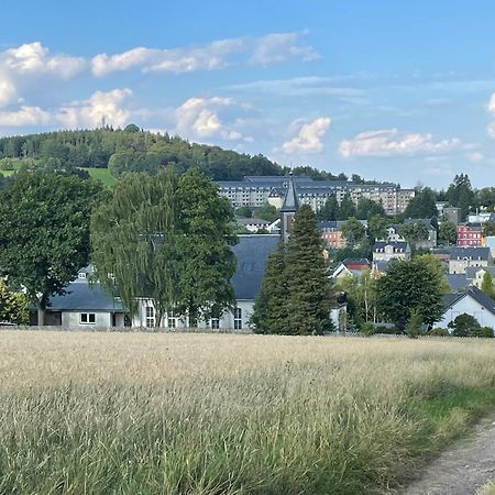 Ferienwohnung Greifenbach, Gartennutzung, Haustiere Willkommen Geyer Buitenkant foto