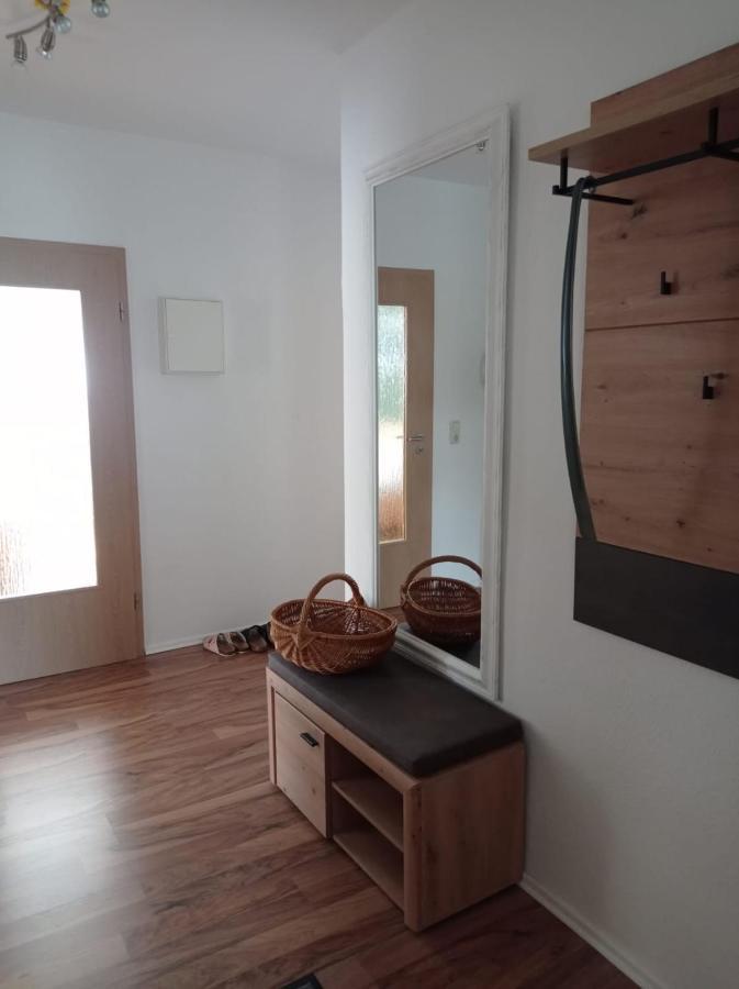 Ferienwohnung Greifenbach, Gartennutzung, Haustiere Willkommen Geyer Buitenkant foto