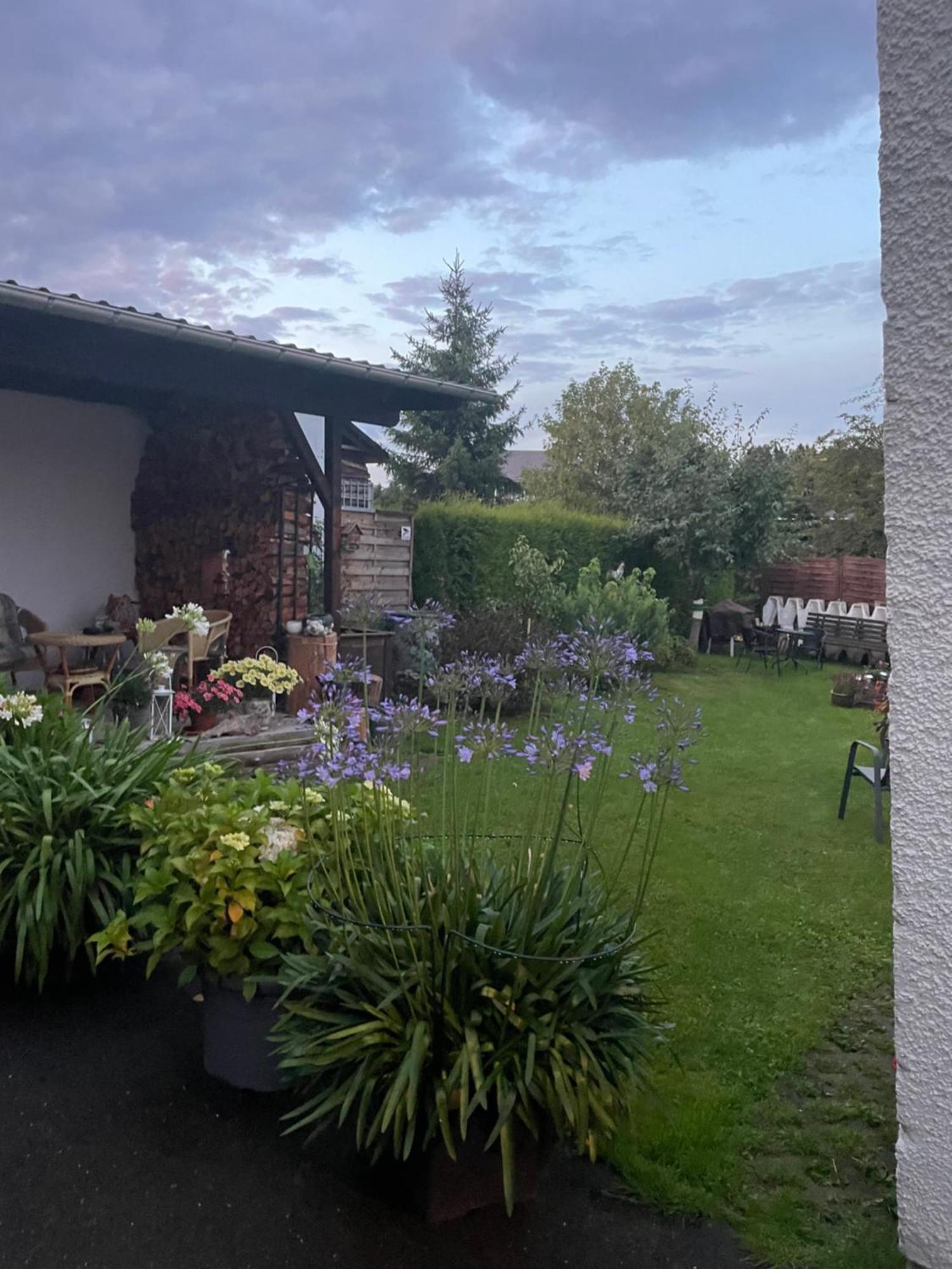 Ferienwohnung Greifenbach, Gartennutzung, Haustiere Willkommen Geyer Buitenkant foto